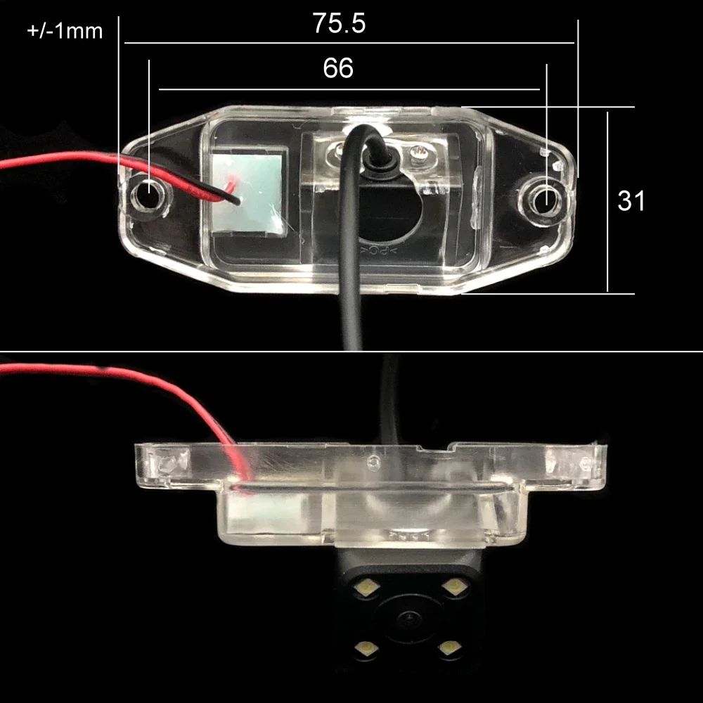 BOQUE 170 Degree 720P HD AHD Car Vehicle Rear View Reverse Camera For Toyota FJ Cruiser Land Cruiser Prado Middle Easy Countries image 2