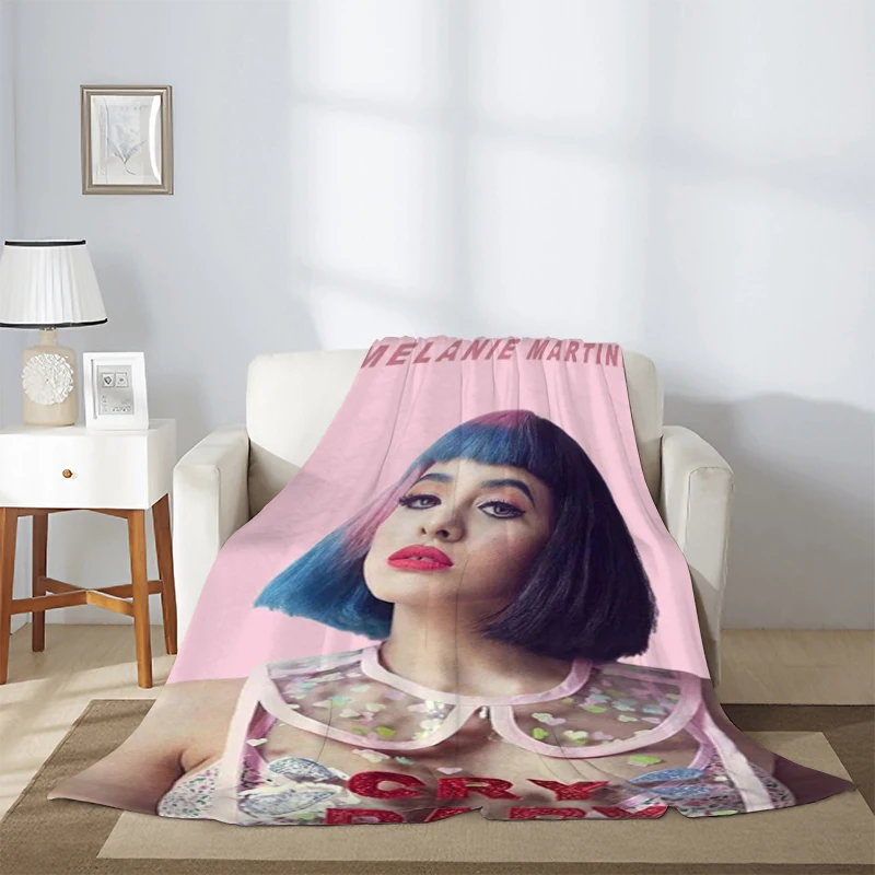 Winter Blanket Singer Melanie Martinez Cry Baby  K-12Fluffy Soft Blankets & Throws Microfiber Bedding Knee Sofa Warm Fleece Nap