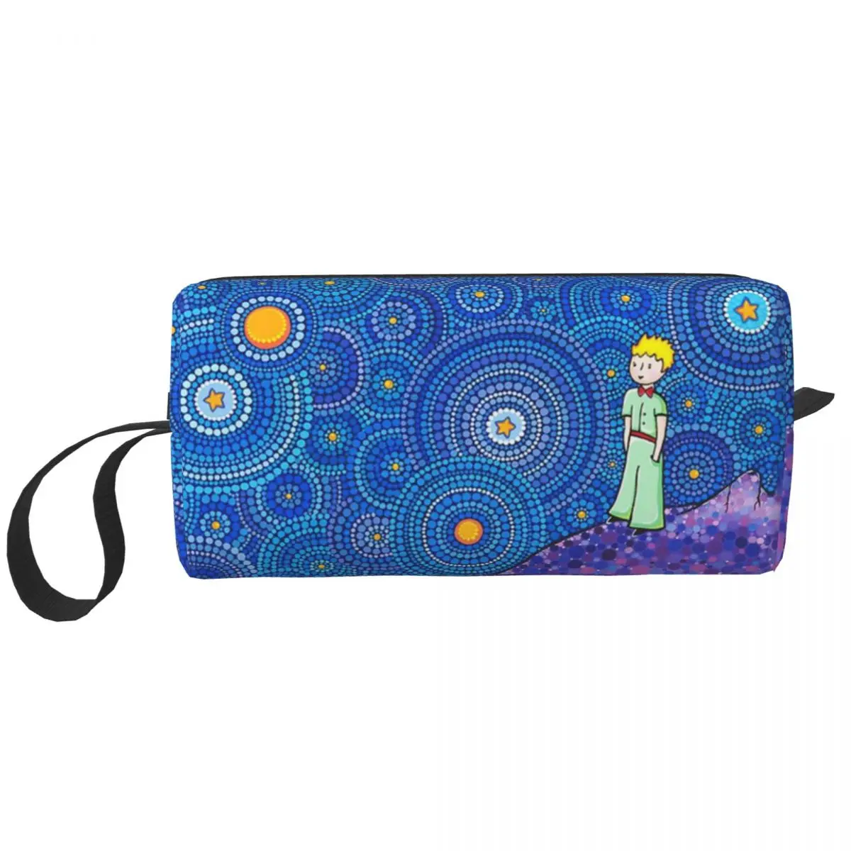 Custom The Little Prince Toiletry Bag for Le Petit Prince French Fiction Makeup Cosmetic Ladies Beauty Storage Dopp Kit Case