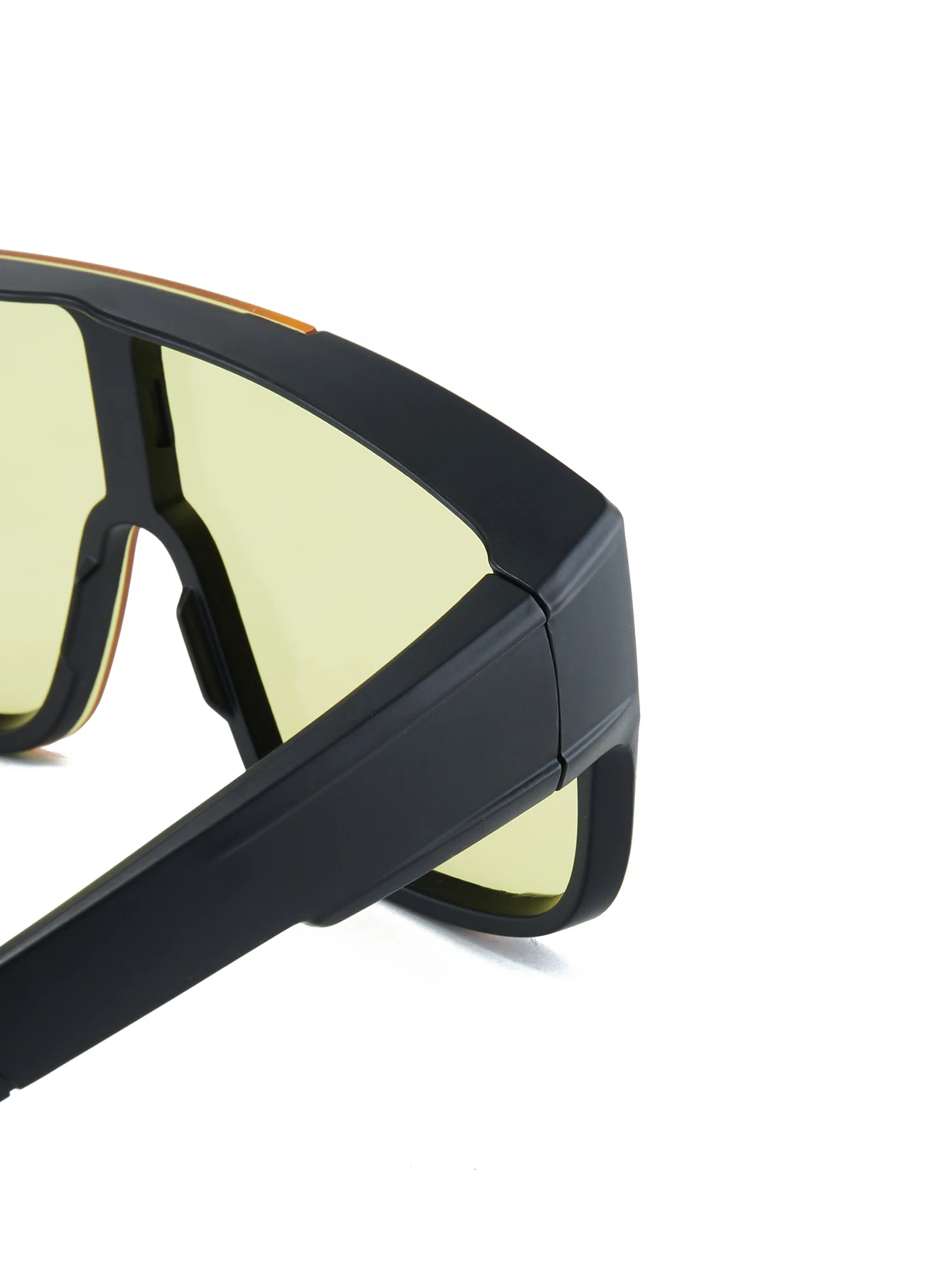 1Pc Men's Sports Glasses New Cool Trendy Retro Large Frame Goggles Personality Street Style Suitable for Outdoor Motorcycle Ridi