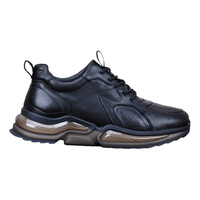 Genuine Leather Shoes Men Casual Fashion Sports Running Top Layer Cowhide Sneakers Air Cushion Soft Shock Absorption Outdoor