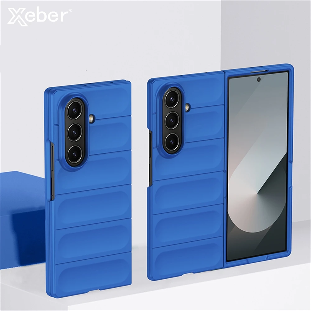 Skin Feel Phone Case For Samsung Galaxy Z Fold 8 Ultra 7 6 5 4 3 ZFold7 Set Protect Shockproof Cover Anti-Scratch Matte Non Slip