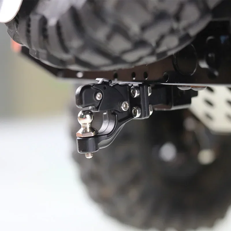 Metal Trailer Rescue Hook for 1/10 RC Crawler Car TRX4 SCX10 AXI03007 yk4102 TF2 CC01 RTG86100 Upgrade Accessories