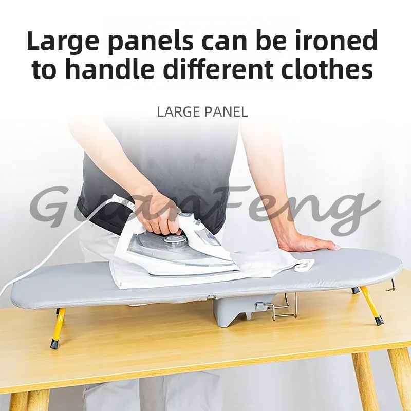 Desktop Ironing Board Board Reinforced Table Ironing Clothes Including Storage Rack Household Iron Board