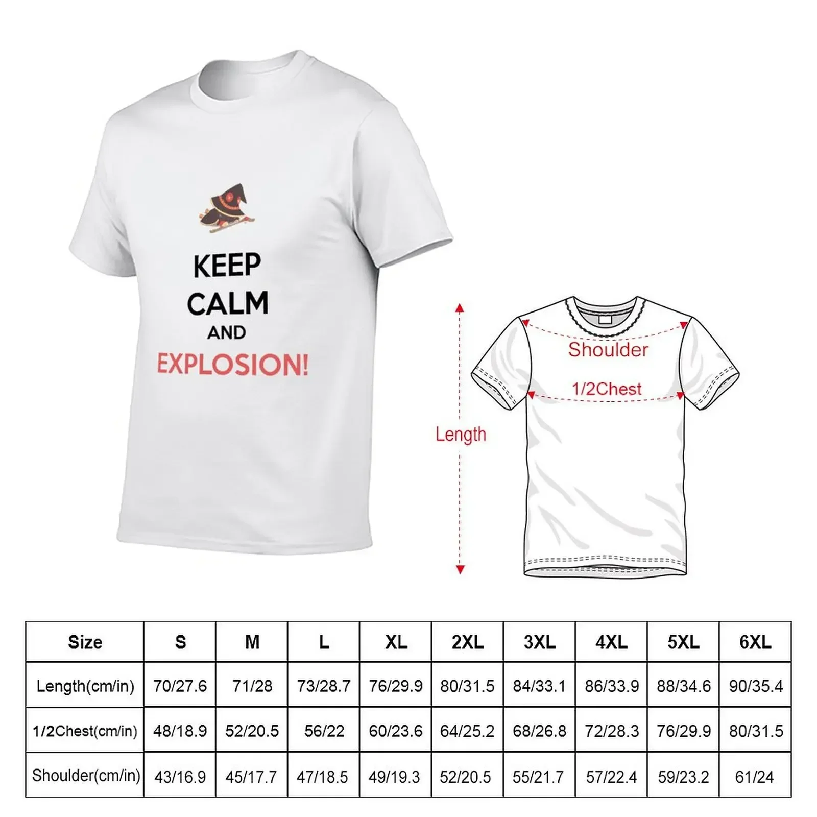 Megumin - Explosion! T-Shirt vintage shirts graphic tees mens graphic t-shirts anime