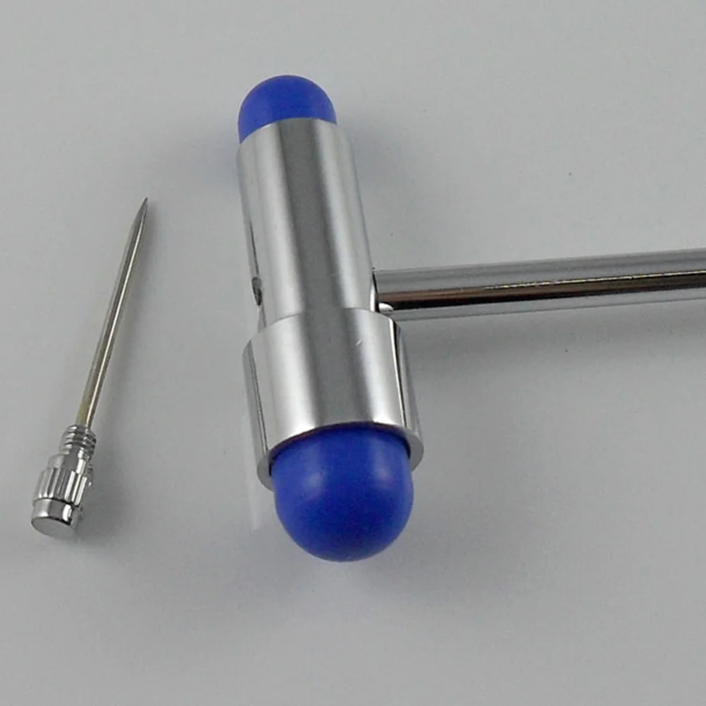 

Blue Double-Headed Neurological Reflex Hammer 3-in-1 Needle Brush Stainless Steel Medical Hammer for Diagnostic Testing