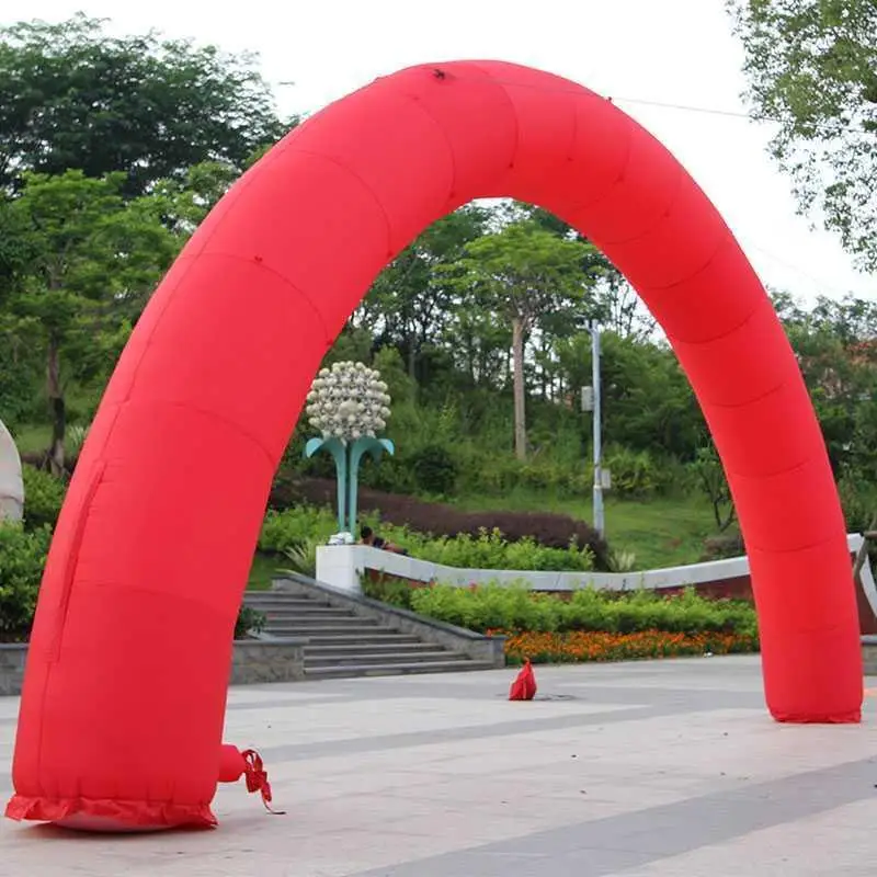 Arco inflable personalizado para eventos al aire libre, arco inflable de línea de acabado de inicio
