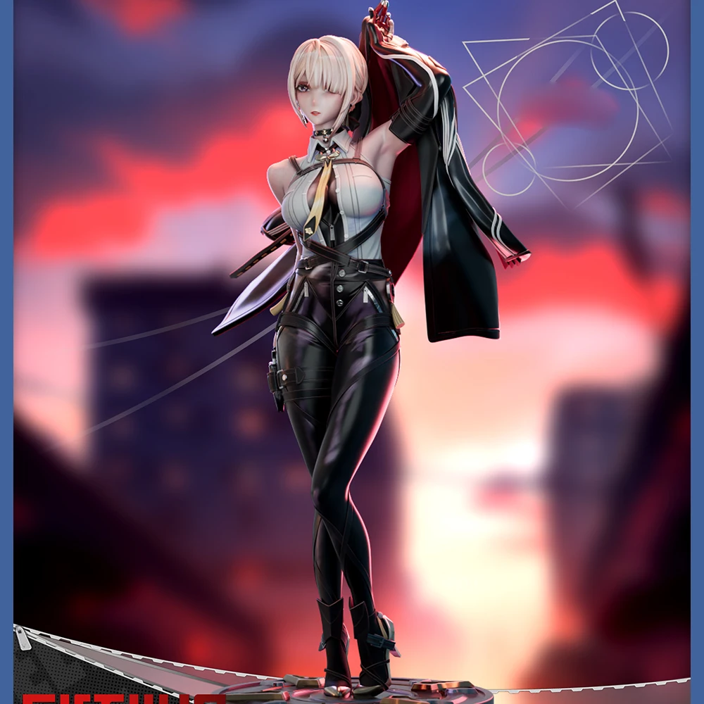 Belle NSFW Evelyn Chevalie – Kit de modèles en résine, poupée imprimée en 3d, Kits de statues de figurines en résine non assemblées, jouet non peint, ensemble de jeu Gk, 1/24