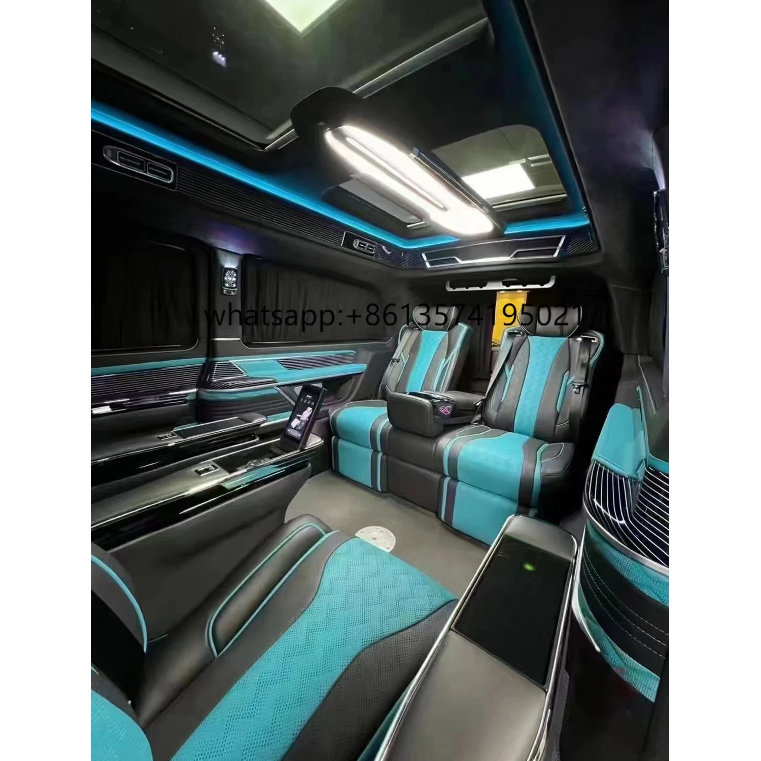

Mercedes VIP V Class Luxury Interior Conversion Kit Custom Dashboard High Cover Modified Car Seats & Full Interior Protection