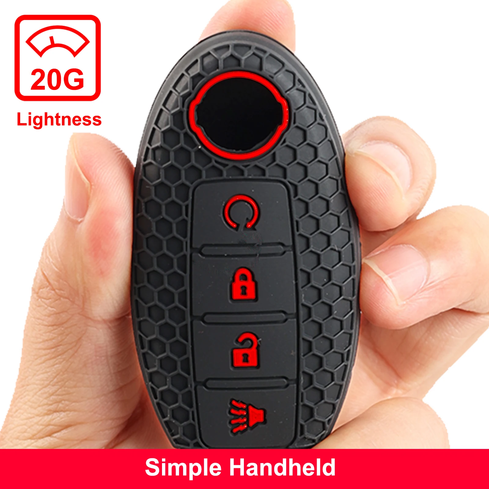 4 Button Remote Key…