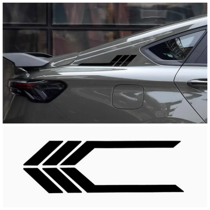 For GEELY Coolray Cool Binray Cool 2022 2023 Exterior Accessories Rear Window Louvers Car Wing Sticker Cover Trim