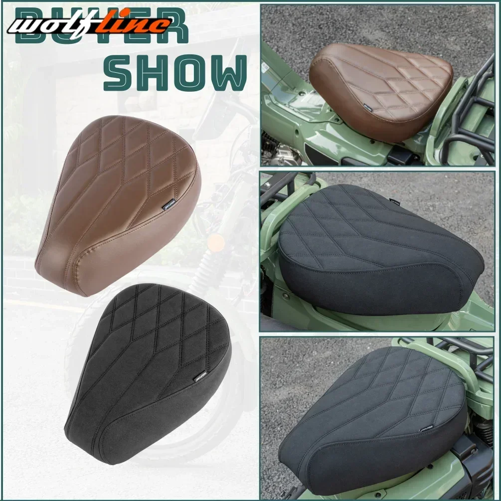 WOLFLINE Solo Seat Cushion Front Saddle Pad for Honda Huntercub CT125  Trail125 2020-2025 2021 2022 2023 2024