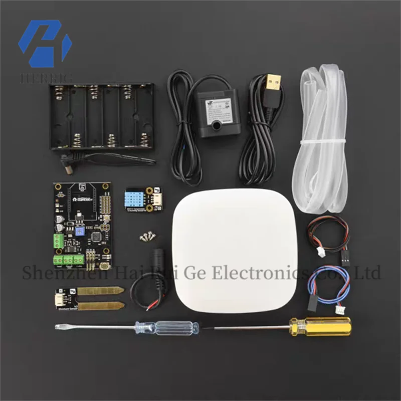 DFRobot Arduino Automatic Watering Kit for Plants with Soil and Air Humidity Monitoring and IoT Control