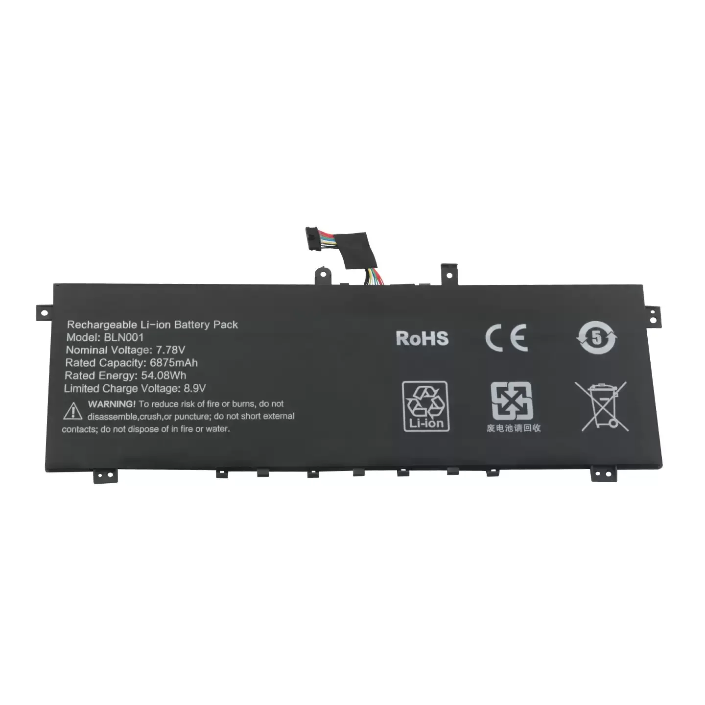 For BLN001 7.78V 6875mah 54.08WH 8.9V