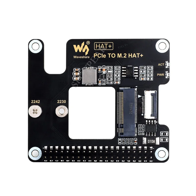 Raspberry Pi5 PCIe to M.2 NVMe SSD Adapter Board PCIe TO M.2 HAT Extension Board for Pi 5