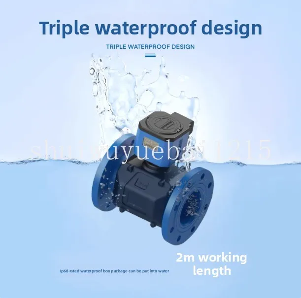 Ultrasonic water meter flowmeter water conservancy agricultural irrigation remote meter