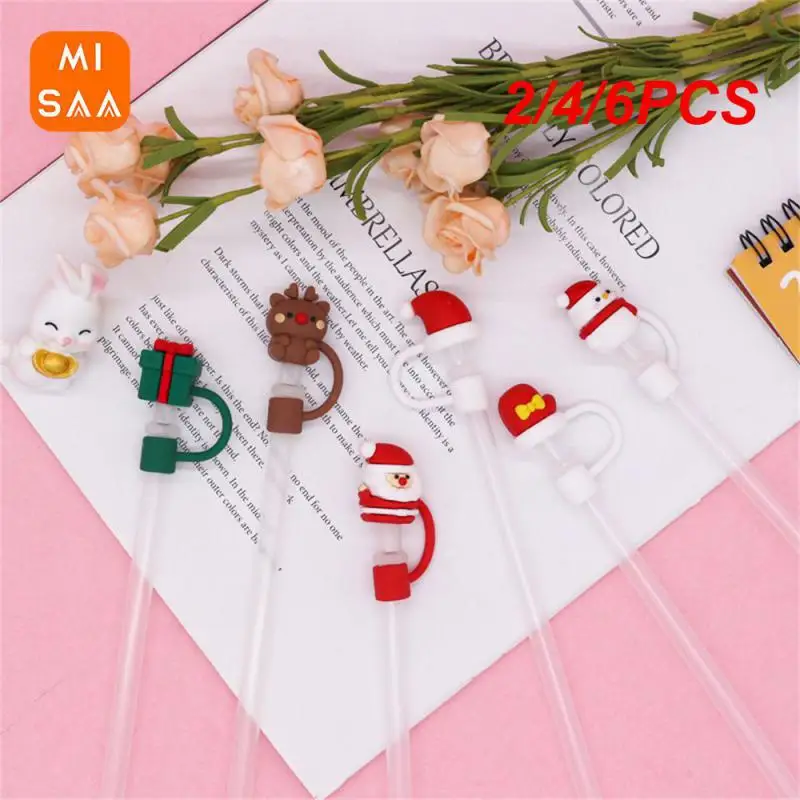 2/4/6PCS Straw Soft Moisture-proof No Fading Wear Resistance Easy To Clean Soft Straw Quality Dust Cover Comfortable