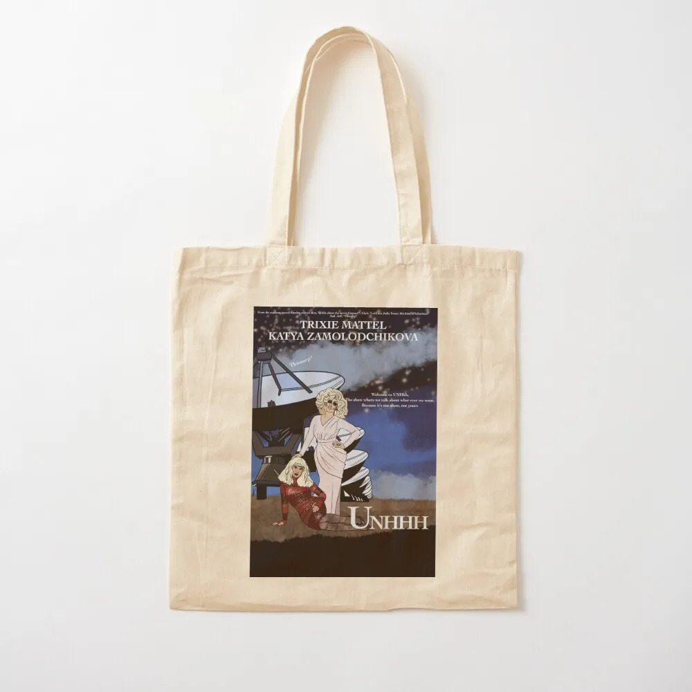 Katya and trixie Movie Poster Tote Bag reusable grocery bags reusable shopping bag tote bags aesthetic