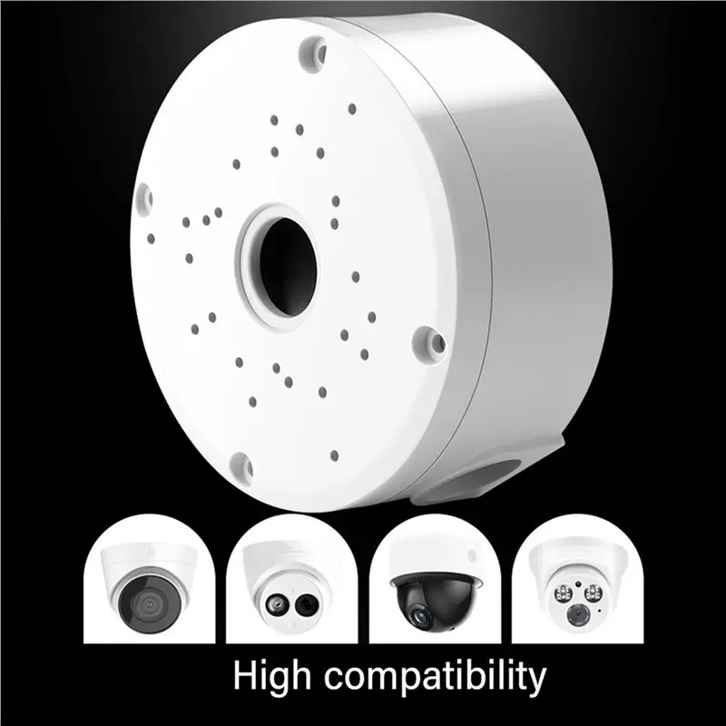 Top Sale 2X Universal Plastic Junction Box For Dome Security Cameras Waterproof Mount Bracket Surveillance Dome Brackets