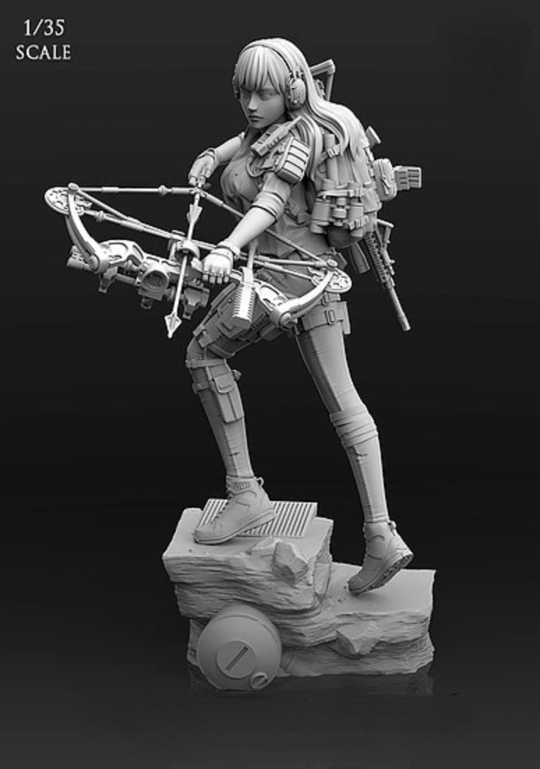 1/35 Scale Die Cast Resin Figure Assembly Kit Code Name 