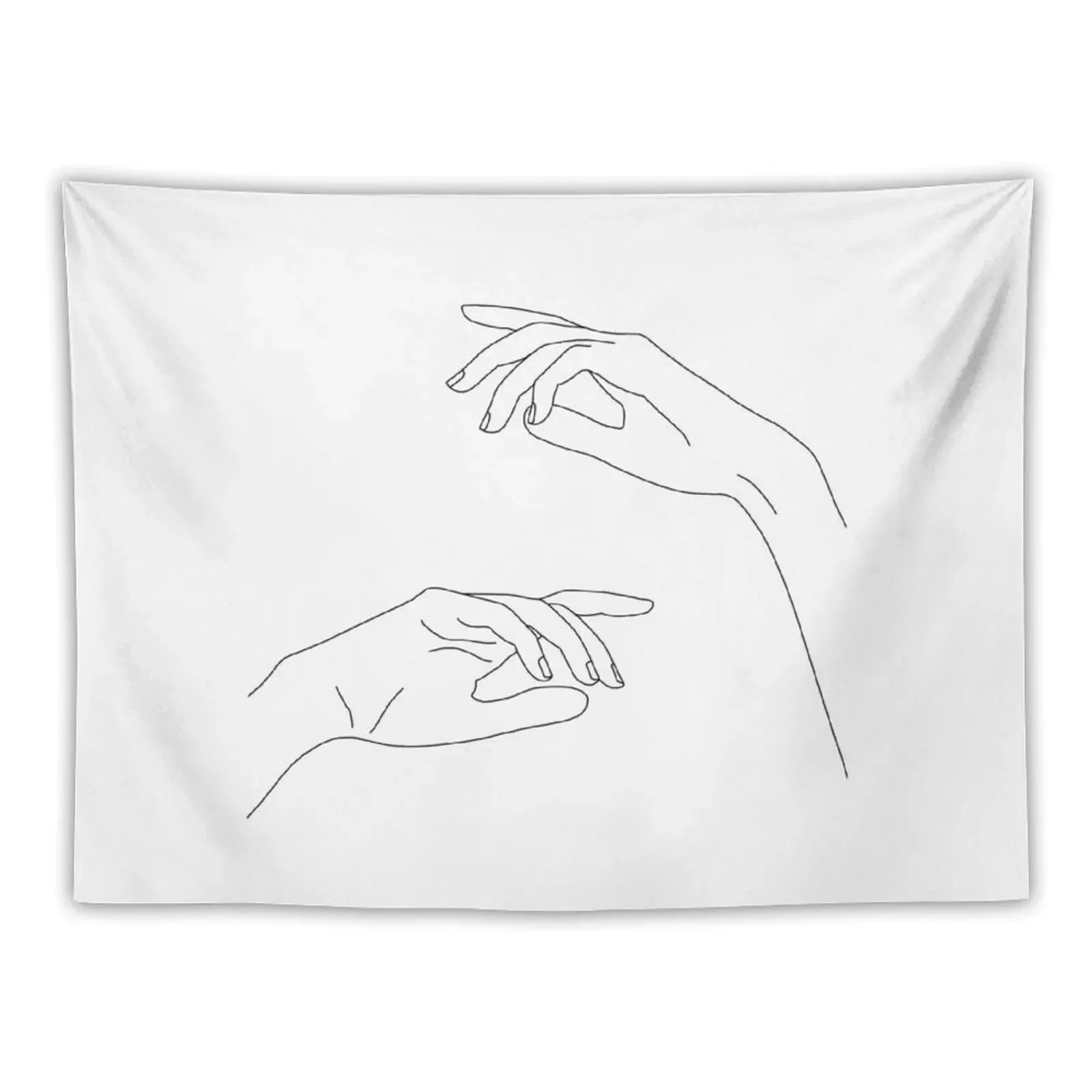 

Hands illustration - Bel Tapestry Kawaii Room Decor Aesthetic Decoration Room Decor For Girls Home Decor Accessories Tapestry