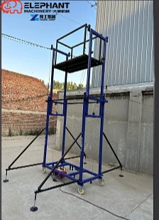 Electrically-controlled Mobile Construction Lifting Machine For Elevating And Moving During Decoration And Renovation Work