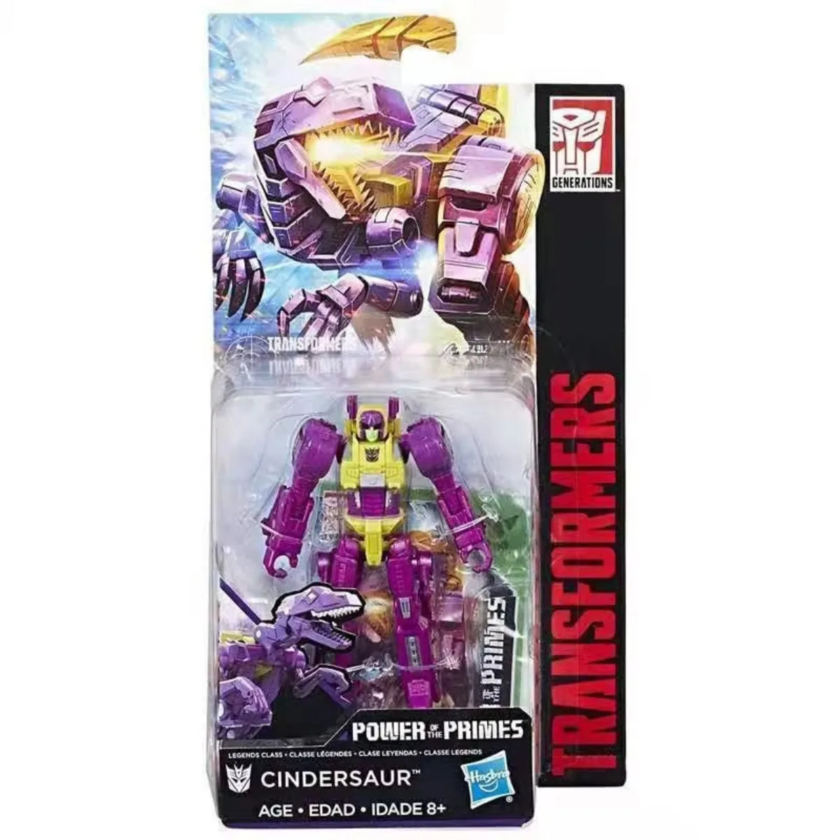 【Disponibile】Hasbro Transformers Power of The Primes Cindersaur 10Cm Legends Class Action Figure Model Toys Robot da collezione