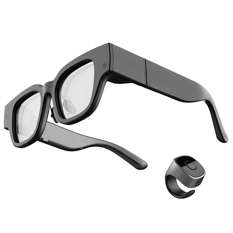 

2026 Hot Selling Wireless AR glasses Mobile All-in-One Support Screen Touch Ring Voice Control HD View Real Time Translation