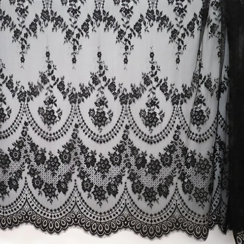 

Кружевная тесьма Youpin для вышивки, нежная к коже, для одежды, свадебных платьев, настольных скатертей, аксессуаров, ширина 1,5 метра