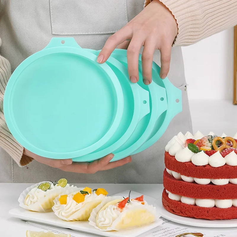 الوردي الأخضر الشمال الأزرق التعميم صينية الخبز الحليب فطيرة كعكة الشوكولاته سيليكون قالب الخبز