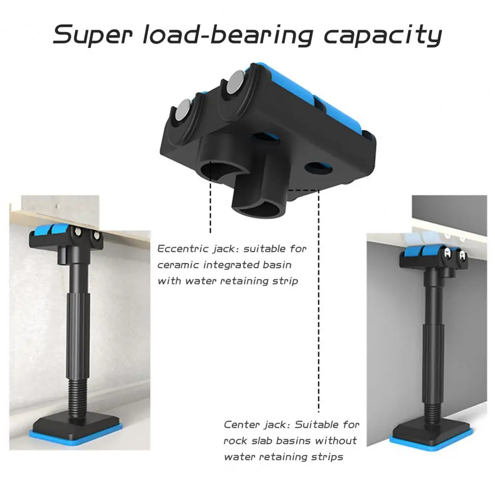 Easy Installation Bathroom Brackets High Load Capacity Cabinet Jack Support Pole for Furniture Leg Lifting Sturdy for Easy