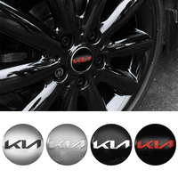 4Pcs 56mm Car Wheel Hub Center Cap Emblem Badge Stickers For Kia Rio 2 3 K3 K5 Ceed Sportage Picanto Sorento Soul Accessories