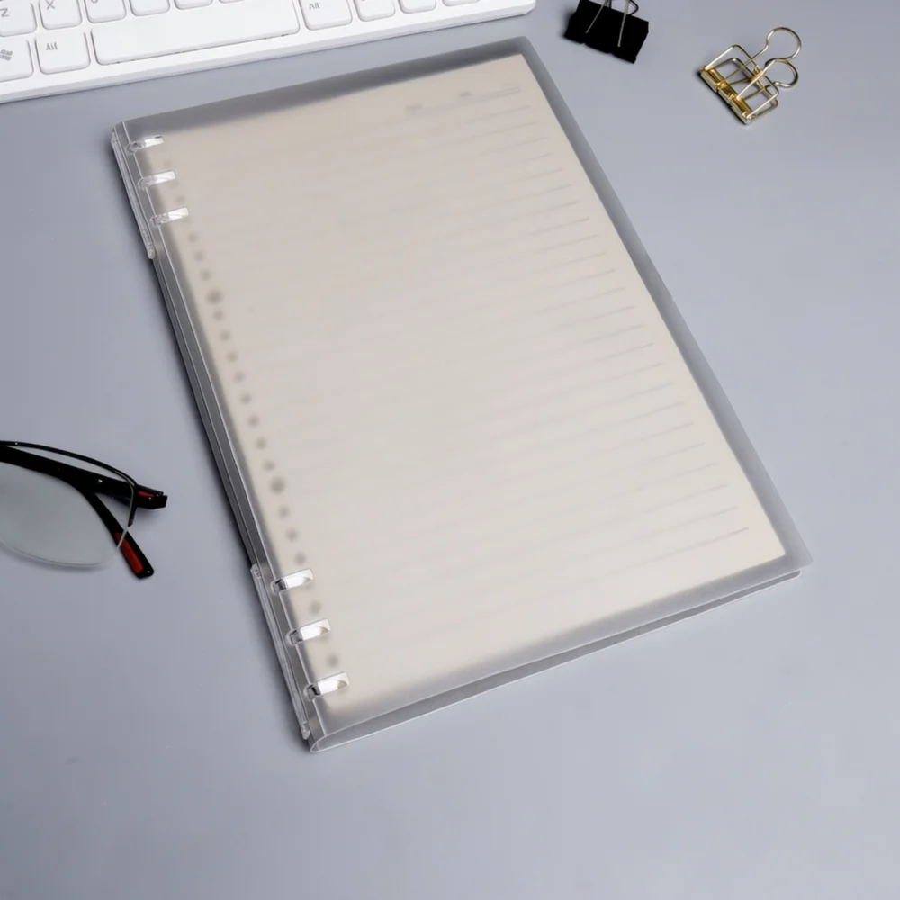 For For Mengjin Portable Loose Leaf Notebook Binder Planner Refillable Journal School Office Stationery Writing Tools