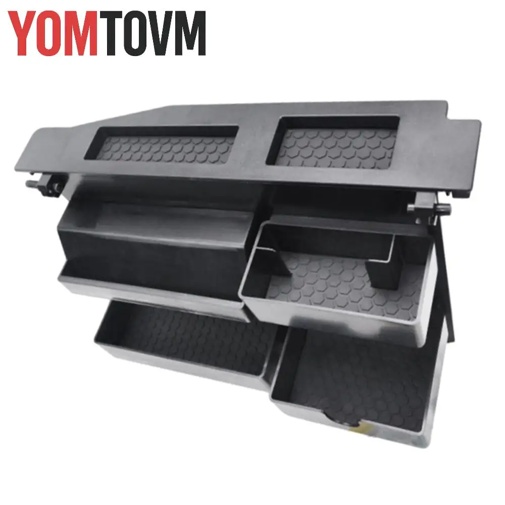 Fit For Ford F150 2015-2020 For Ford F150 Raptor 2017-2020 For Ford Expedition 2018-2020 Center Console Safe Storage Vault