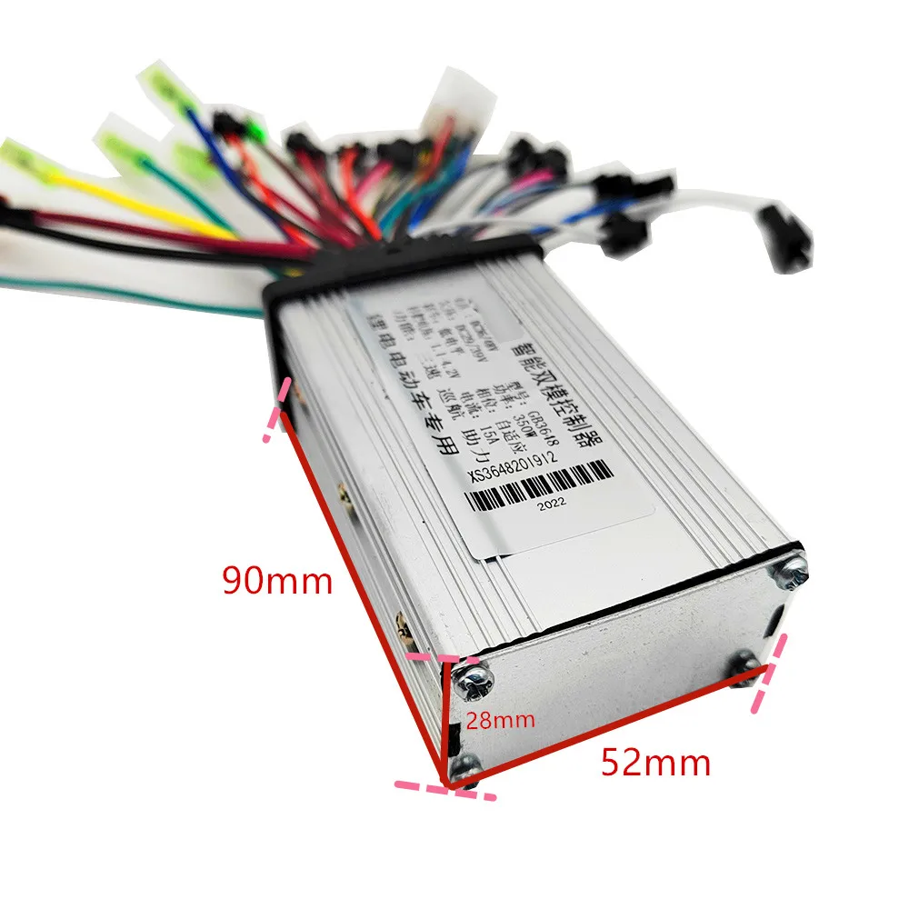 Electric Bike/Bicycle E-bike E-scooter Brushless Controller 36V 48V 350W 15A with Twist Thumb Throttle