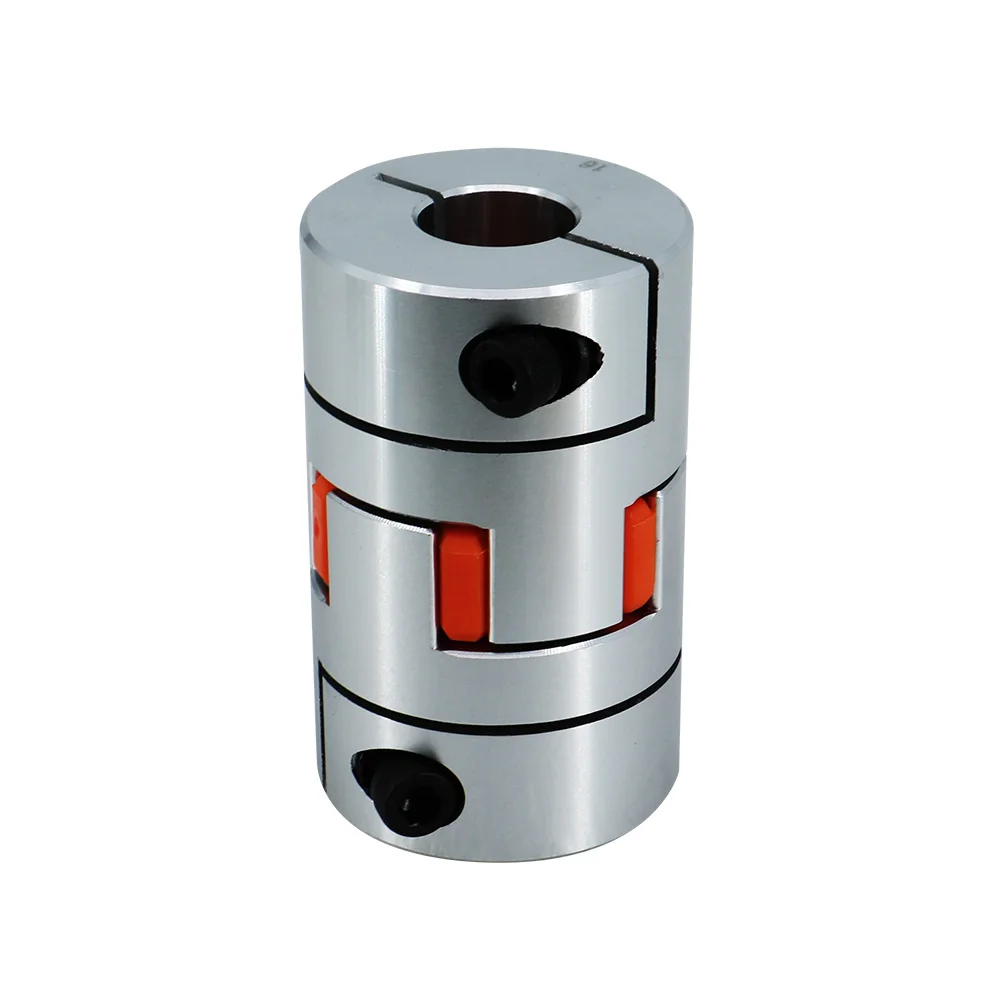 High Quality D40 L65 CNC Flexible Jaw Spider Plum Coupling Shaft Coupler Any Size  for Motor and Ball Screw