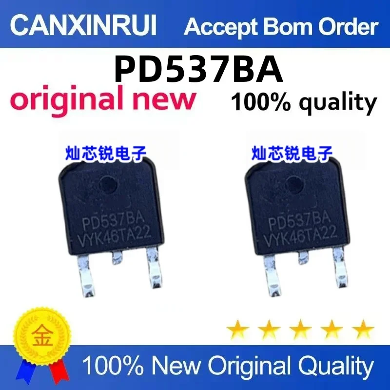 (5-100 pieces)New PD537BA patch TO-252 P-channel 30V-71A MOSFET chip