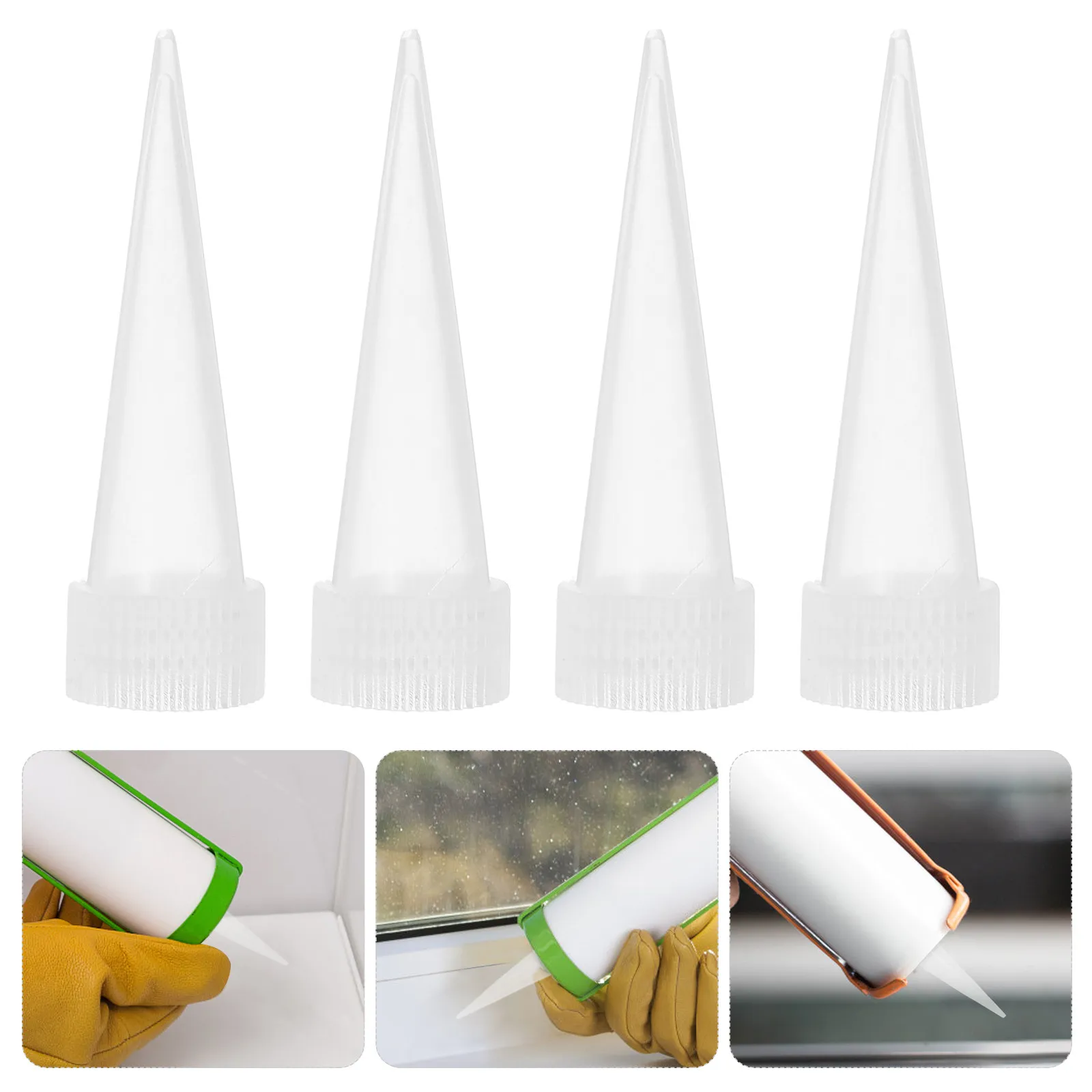 

Набор из 100 прецизионных пластиковых насадок для герметика и клея, тонкие наконечники для бутылок, сменные аппликаторы для финишной отделки
