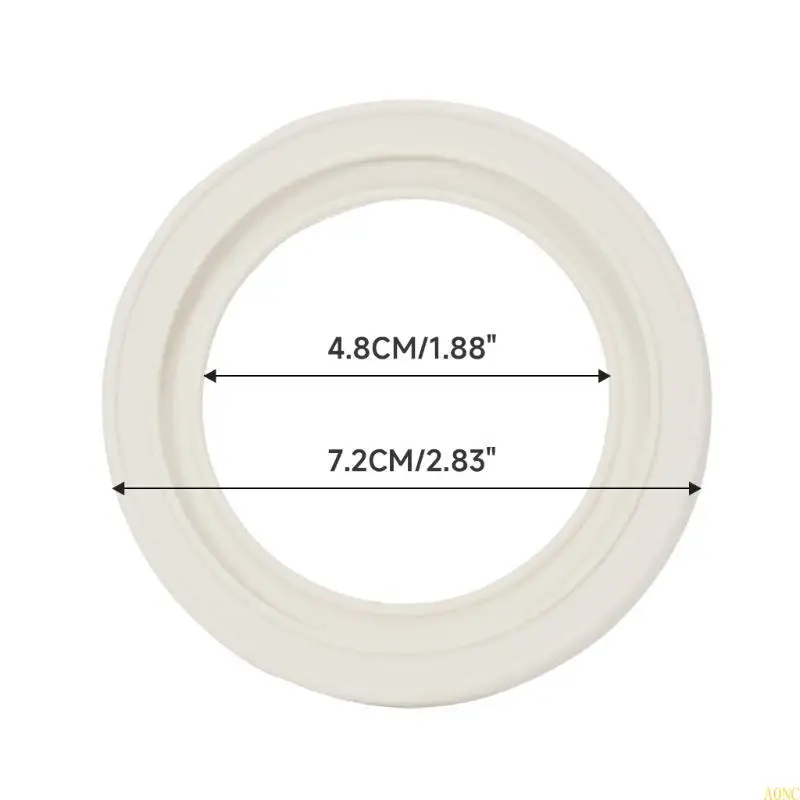 A0NC 2 PCS 58mm Silicone Steam Ring لـ 9 Series 900 920 980 990 Coffee Machine