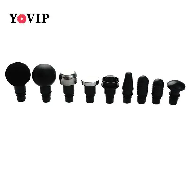 Universal Fascia Gun Massage Head Set, Silicone, Relaxamento Corporal, Massager Gun, Acessórios de Substituição, 1Pc