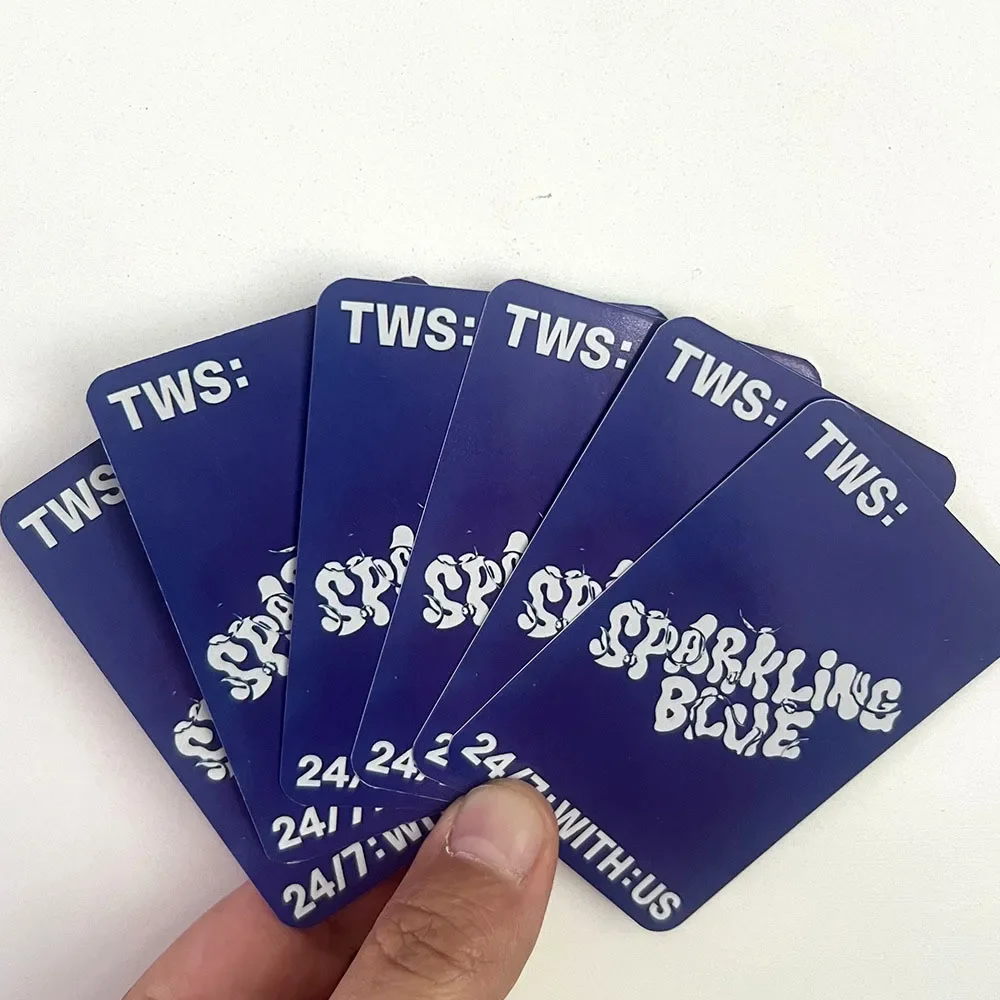 Kpop Idol TWS 1st Mini Album Sparkling Blue Photocards