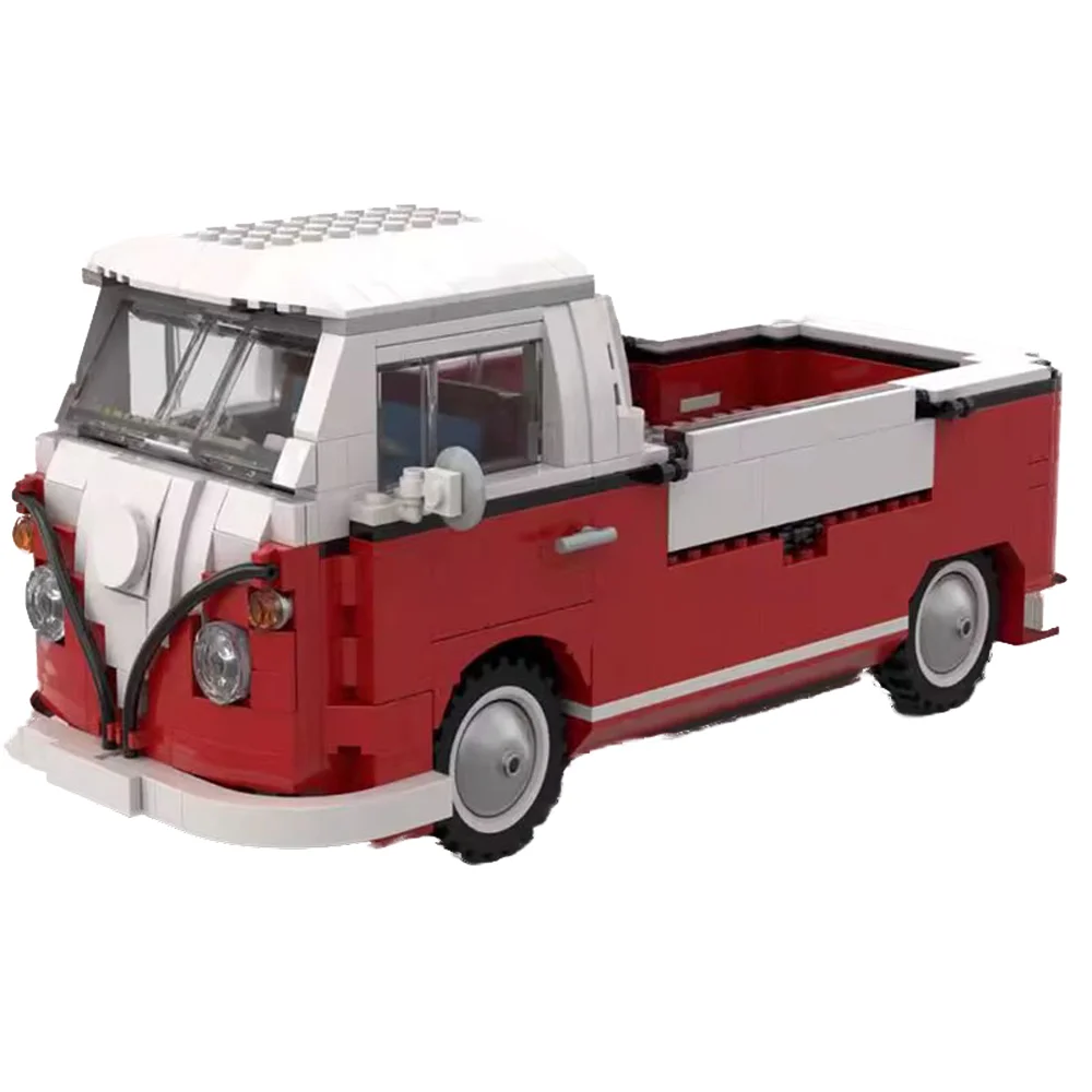 MOC ピックアップ トラック クリエイティブ パズル ビルディング ブロック モデルのおもちゃ