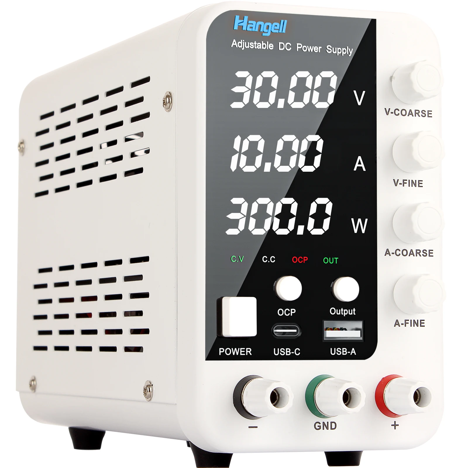 

30V 10A DC Power Supply Adjustable Digit Display Dual Channel Lab Power Supplies Voltage Regulator Multiple Output 120V3A 60V5A