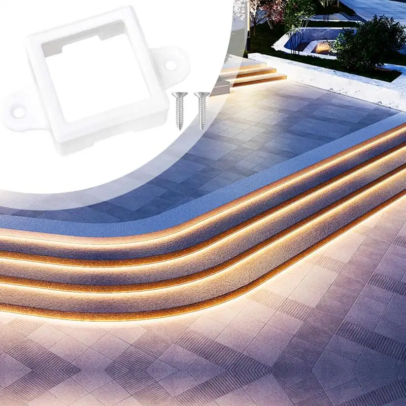 LED ضوء تصاعد قوس 10 قطع LED شريط مصابيح قوس تحديد تركيبات عدة في الهواء الطلق شرائط مصباح قص حامل للفناء الخلفي