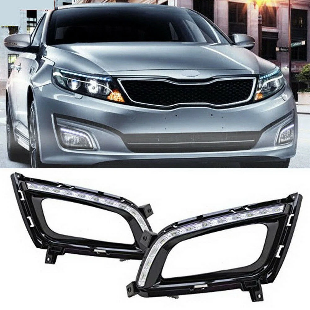 

Car LED Daytime Running Light DRL Driving Fog Lamp For KIA Optima K5 2014 2015