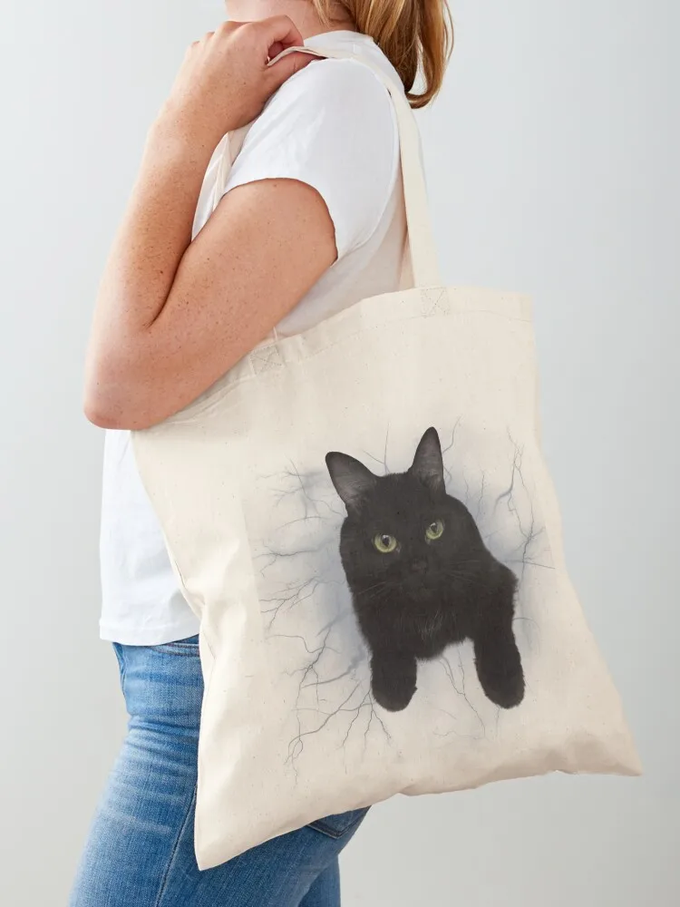 

El Gato Negro Tote Bag Women's bags sac pour femme canvas bags Canvas stote bag