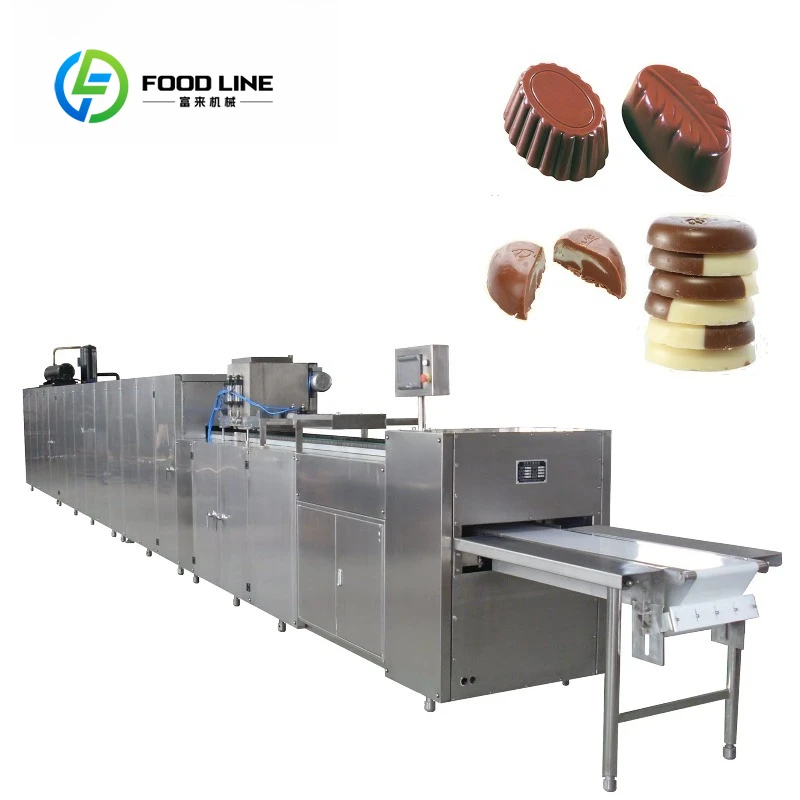 Customized size Chocolate making molding line Chocolate production machine One hair chocolate making machine