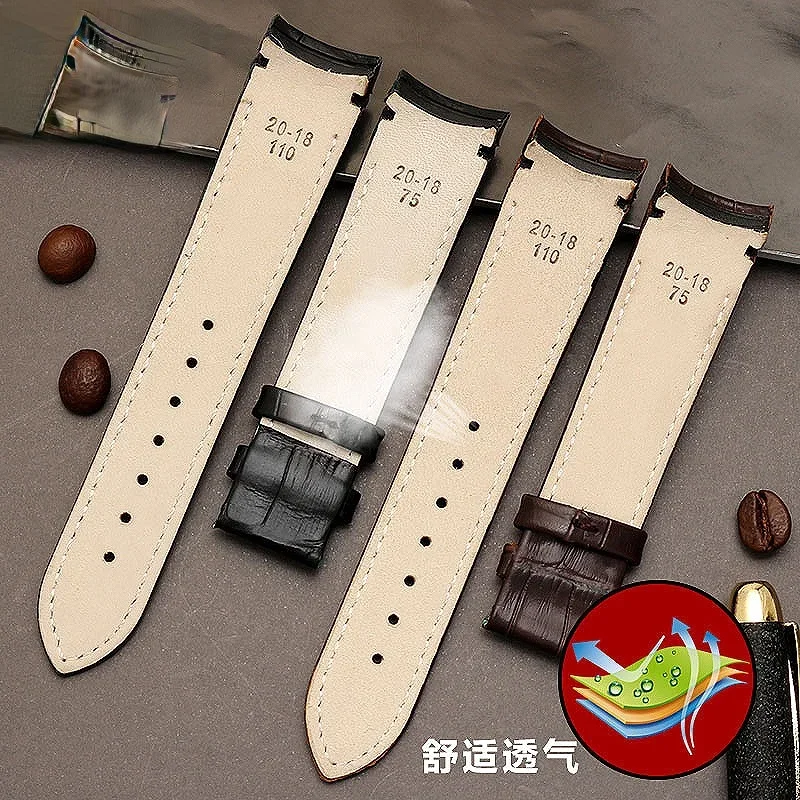 Genuine Leather Watch Strap for Mido M024 Soft Waterproof Leather Watch Band M024407a/630A Bruna Series 20 21mm Men image 3