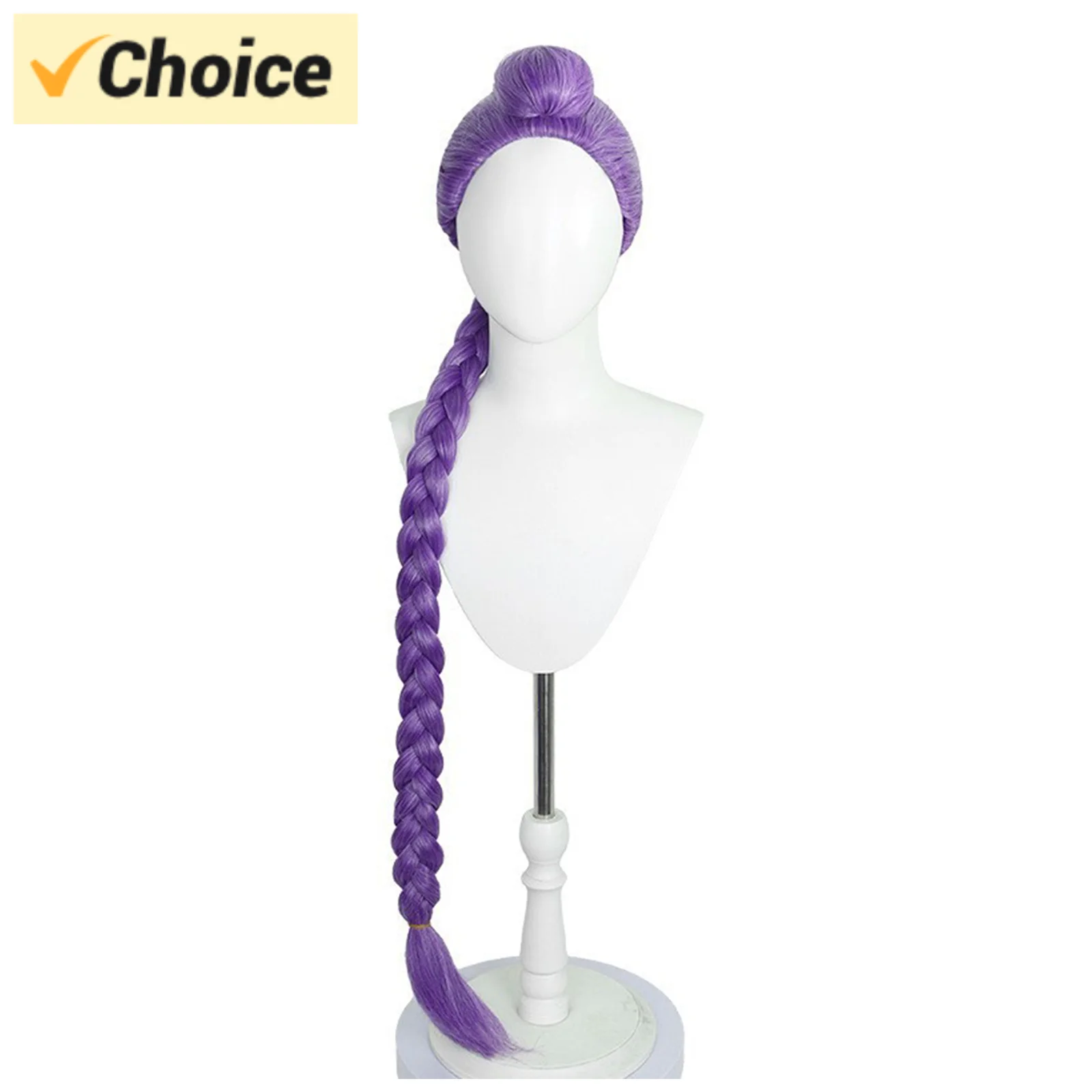 (Sans support de Mannequin) accessoires de Costume de chasseurs de perruque de Cosplay d'Halloween avec capuchon de poignée de perruque en dentelle réglable