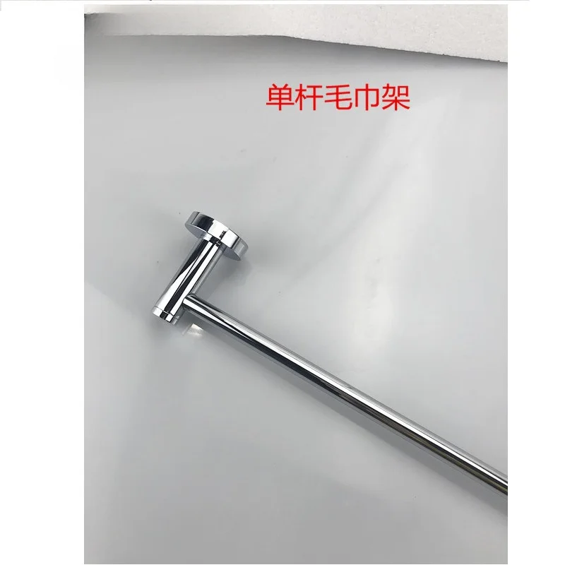 304 Stainless Steel Single-Rod Towel Rack Chrome Towel Bar Wall Mounted Towels Rack Bathroom Hardware Accessories